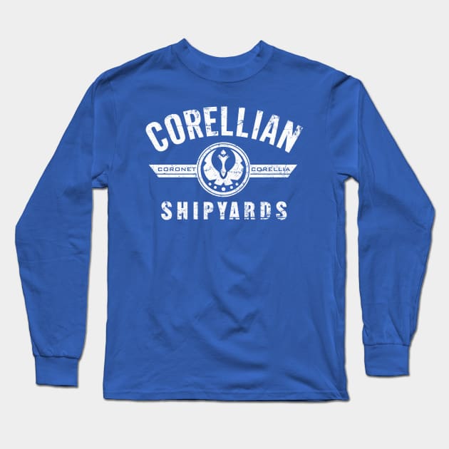 Corellian Shipyards Long Sleeve T-Shirt by MindsparkCreative